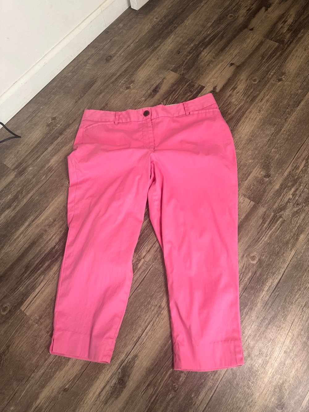 Talbots Pink Cropped‎ Ankle Pants